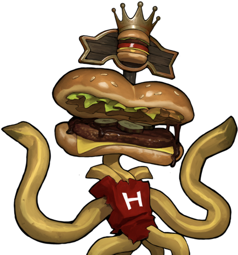 Fast Food Skin - Green Pit Bull Hyper Universe (500x521), Png Download