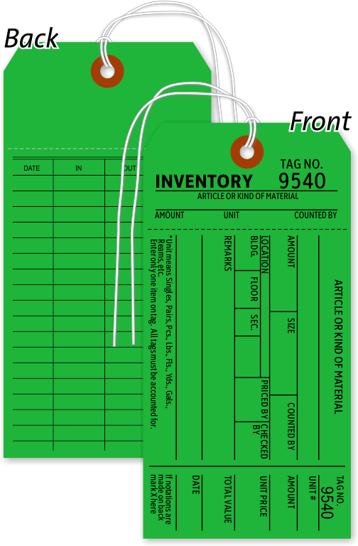 Download 1part Green Cardstock Tag With String Diagram Full Size