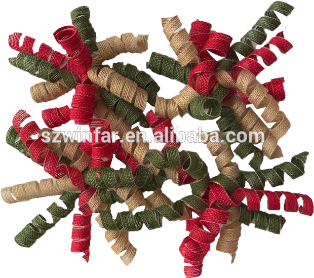 Multicolor Jute Gift Bow - Christmas Tree (800x800), Png Download