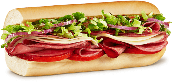 #15 Capicola & Salami - Fast Food (710x387), Png Download