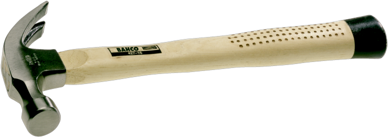 Claw Hammer - Bahco Claw Hammer Hickory Shaft 570g (20oz) (800x600), Png Download