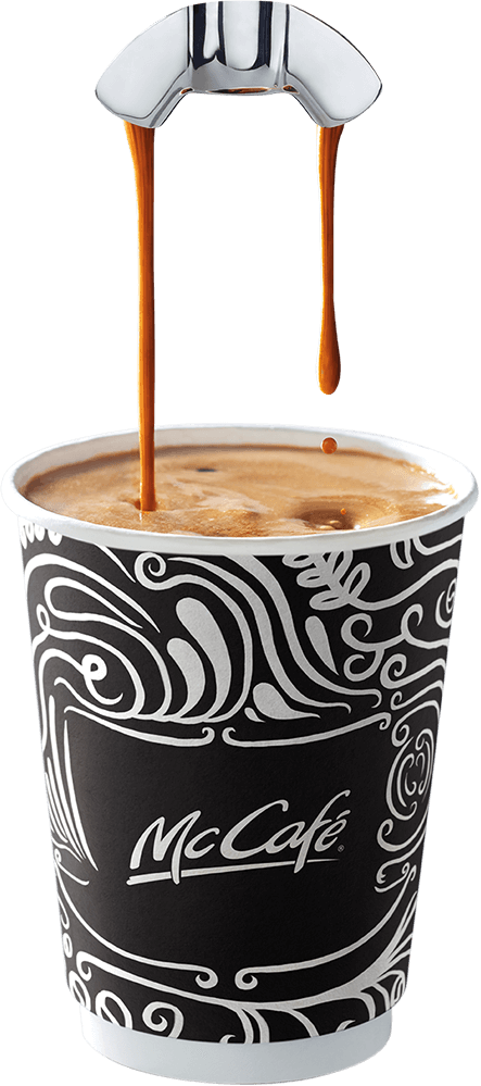 High Quality Coffee Made From 100% Arabica Coffee Beans - Mccafe (443x999), Png Download