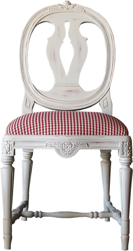Gustavian Wooden Restaurant Dining Chair - Chair (1000x1000), Png Download