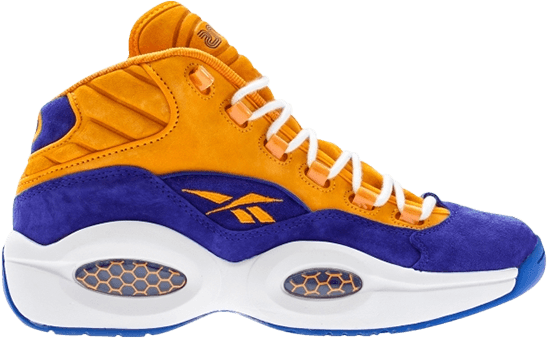 Question Mid 'crocus' - Reebok Men's Question Mid X Cam'ron (547x338), Png Download
