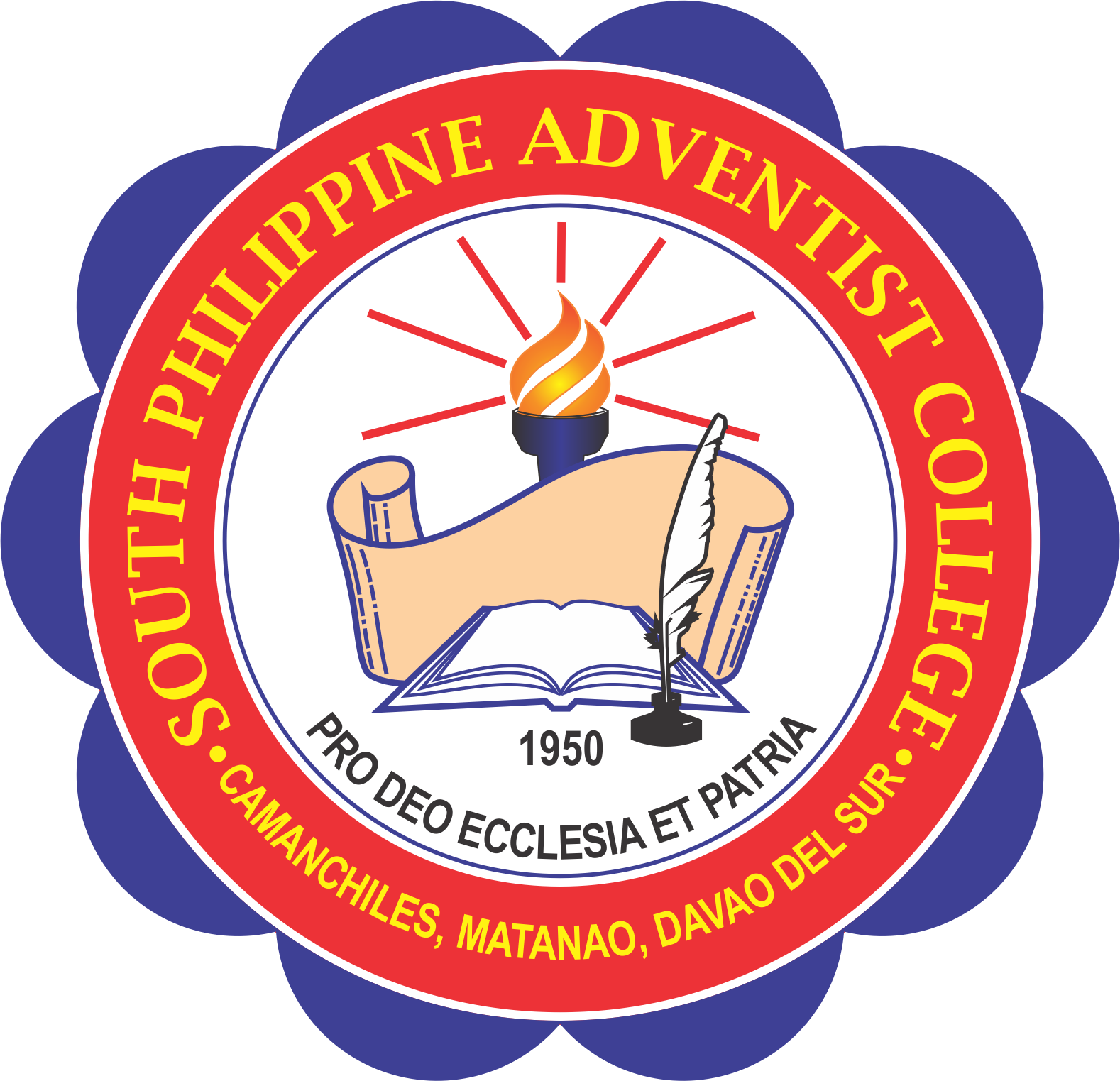 Picture Of College Logo - Southern Philippines Adventist College (1578x1523), Png Download