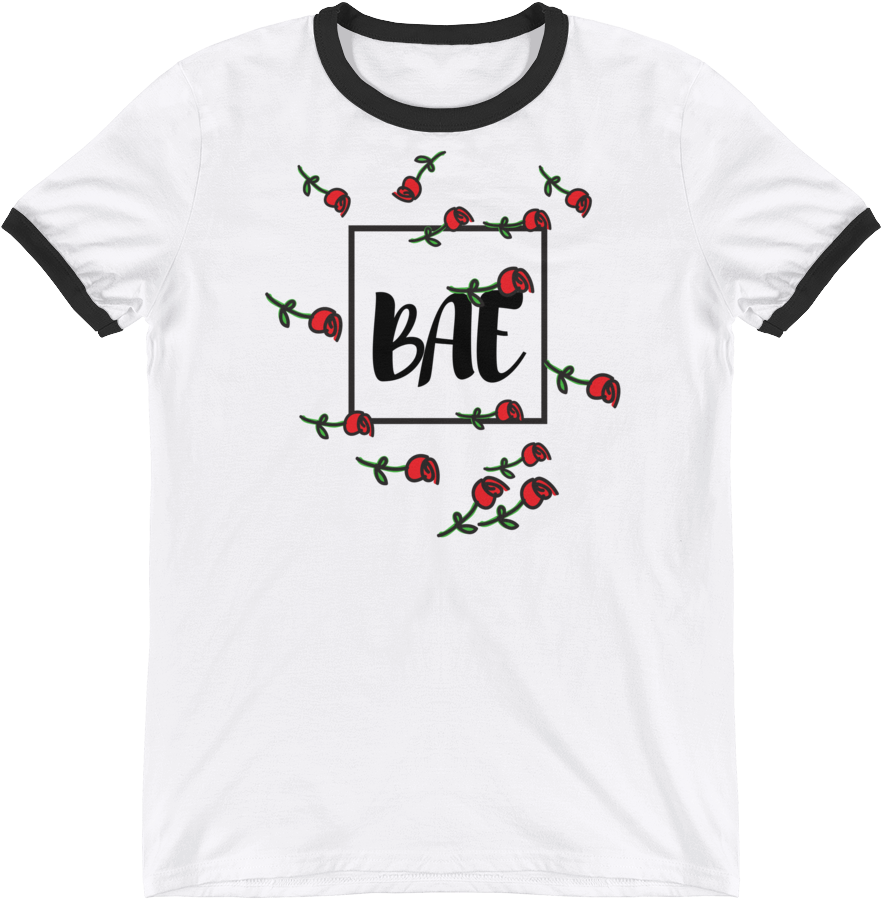 Falling Roses Ringer Tee - Gonzo T Shirt (1000x1000), Png Download