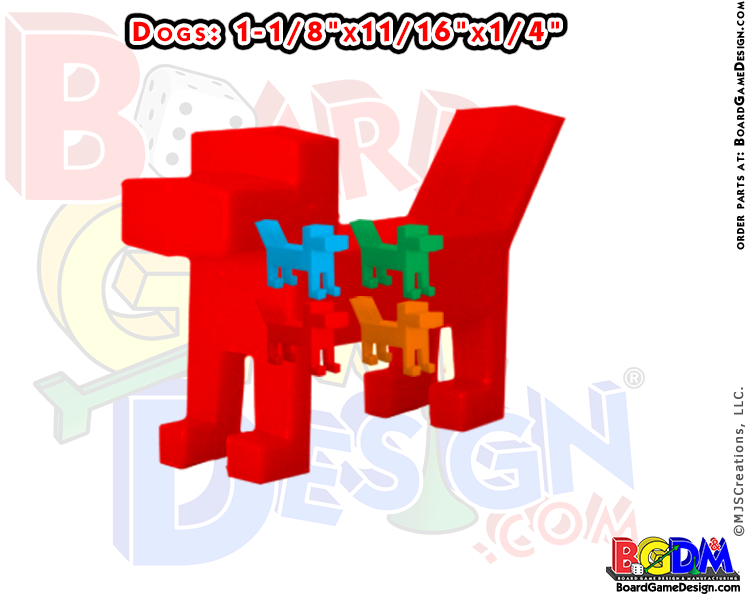 Dog Player Pieces, Dogopoly, Dog Monopoly Game Player - Tri Fold Board Game (800x600), Png Download