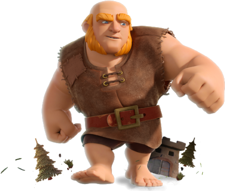 Giant New - Clash Royale Png (500x387), Png Download