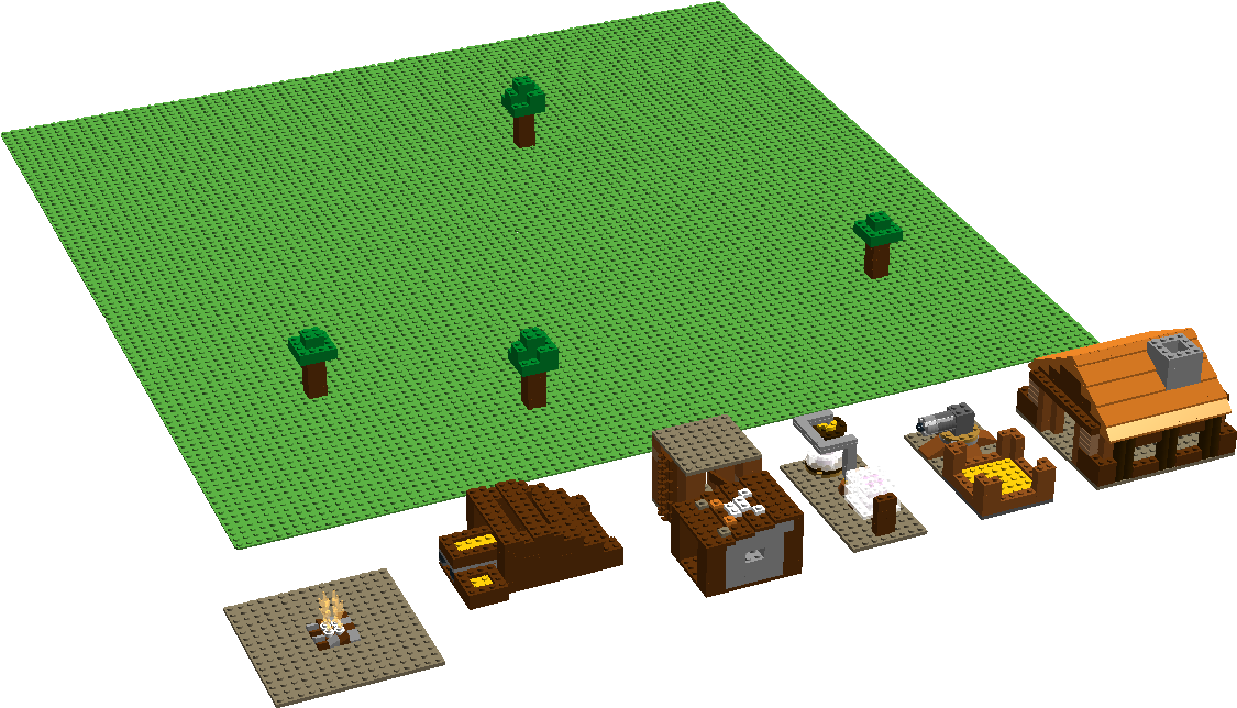 Clash Of Lego's - House (1200x742), Png Download
