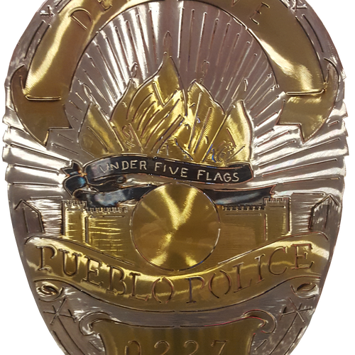 Pueblo Police Detective Badge - Pueblo (500x500), Png Download