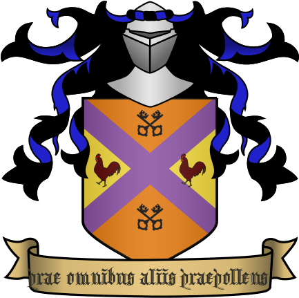 Braithewaite Shield 2 - Heraldry Coat Of Arms (432x446), Png Download