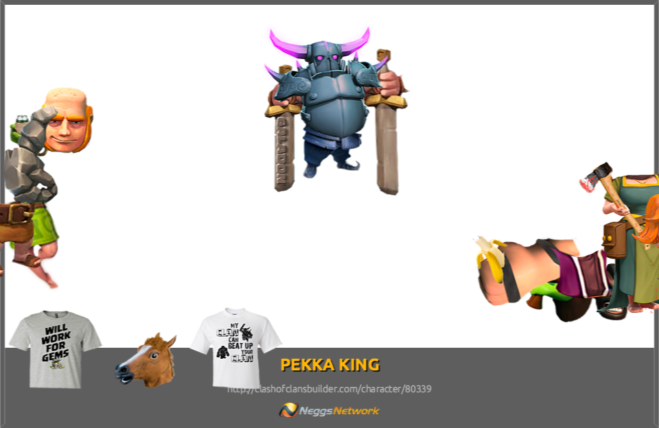 Pekka King Character - Clash Of Clans (960x624), Png Download