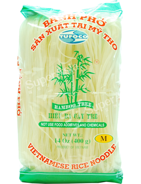 Bamboo Tree Bahn Pho Rice Vermicelli 400 G - Vietnamese Rice Noodles (l) (banh Pho) - Bamboo Tree (600x800), Png Download