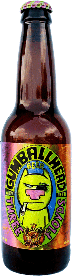 A Vibrant Straw Yellow, Gumballhead Is A Crisp Refreshing - Gumballhead - Three Floyds Brewing Co. & Brewpub (240x920), Png Download