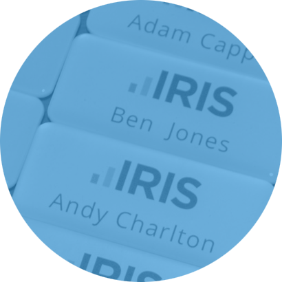 Domed Badges - Label (410x410), Png Download