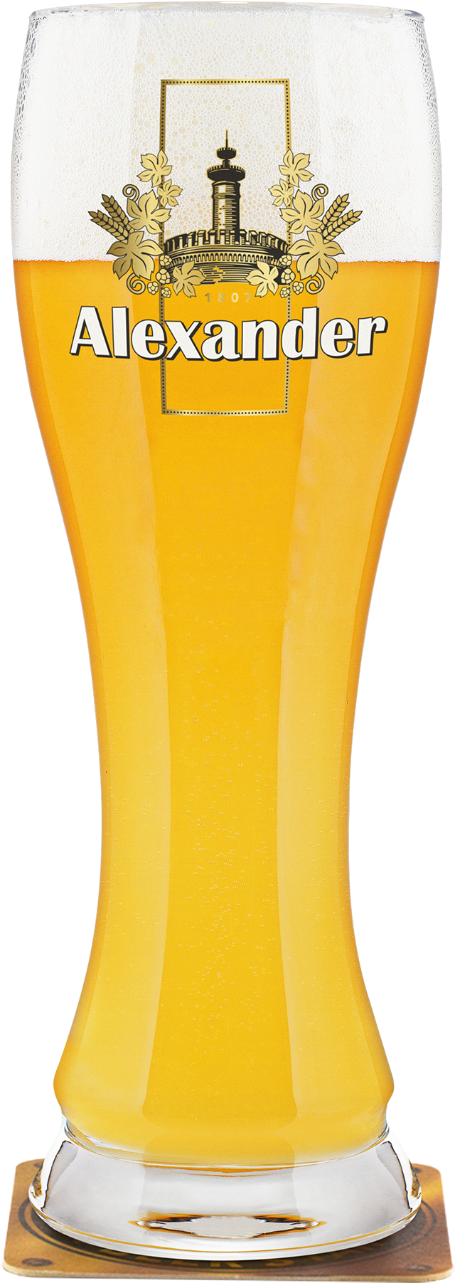 Serving Wheat Beer - Wheat Beer (847x2002), Png Download