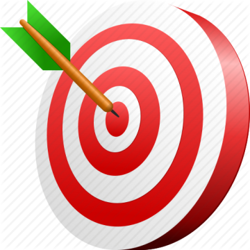 Target - Vector Target Icon Png (360x360), Png Download