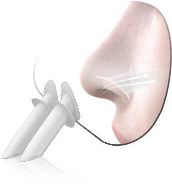 Noznoz™ Decreases Smelling While Allowing Comfortable - Ear (411x407), Png Download