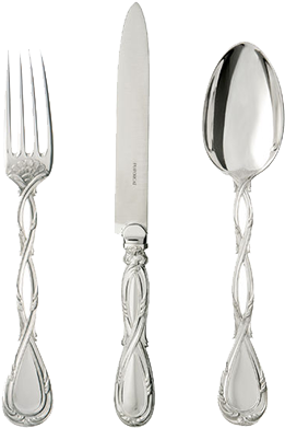 Silver Spoons & Dining Sets - Cutlery (400x400), Png Download