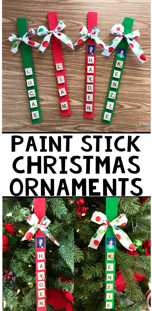 Paint Stick Chrismtas Ornament - Paint (502x1024), Png Download