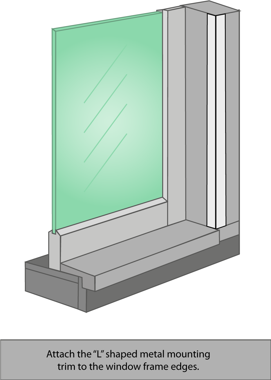 Metal Mounting Trim - Soundproofing (933x1359), Png Download