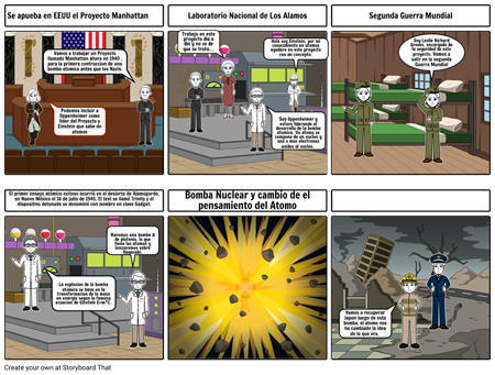 Como La Creacion De La Bomba Atomica Cambio La Idea - Cartoon (450x341), Png Download