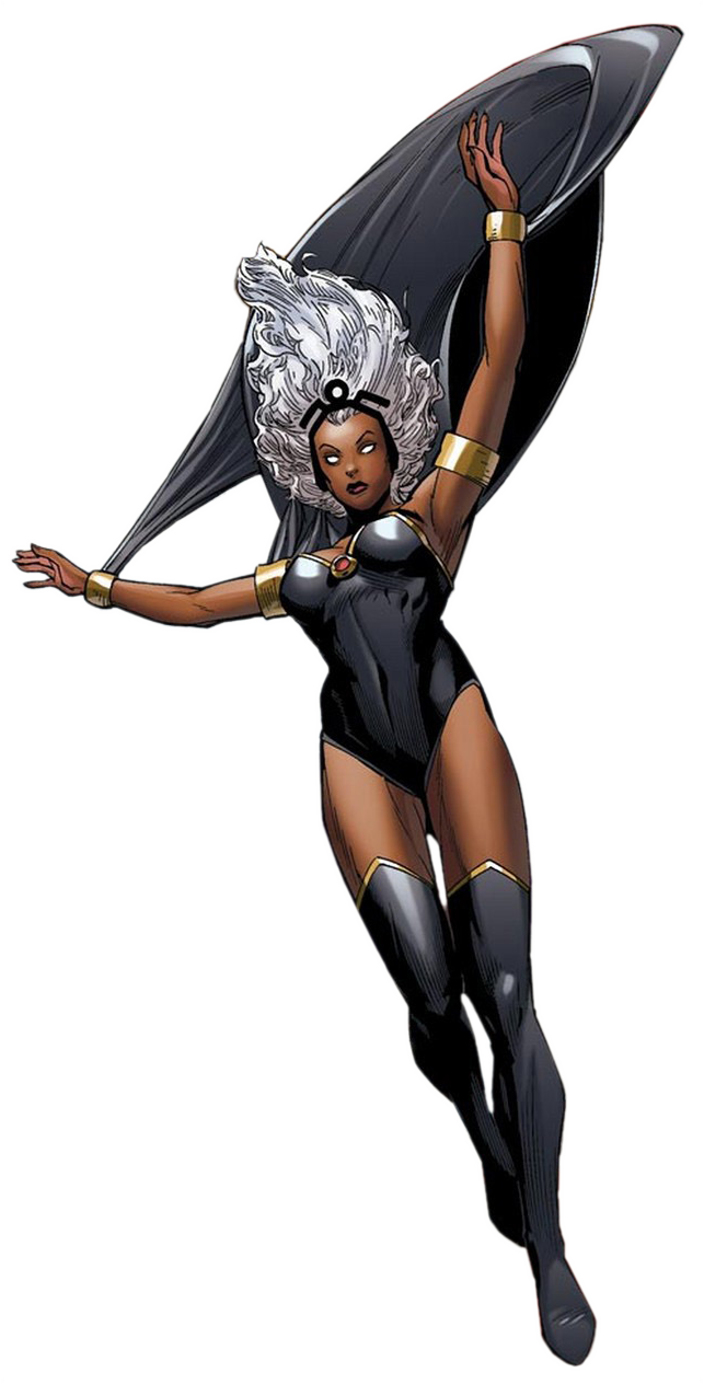Storm Storm Costume, Storm Cosplay, Comic Book Characters, - Marvel Storm Superhero (643x1264), Png Download