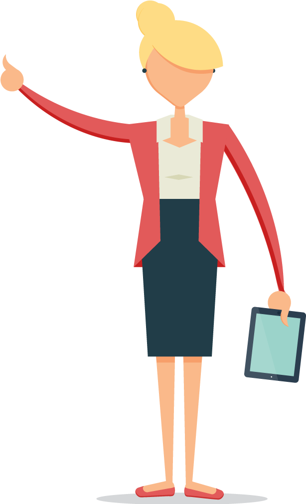 Education ‹ Airserver Graphic Royalty Free Library - Rich Woman Cartoon Png (655x1010), Png Download