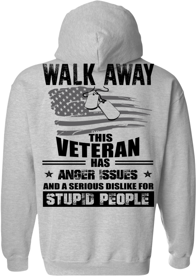 Image 1117px Walk Away This Veteran Has Anger Issuse - Float Like A Butterfly Skim Like A Bee (1155x1155), Png Download