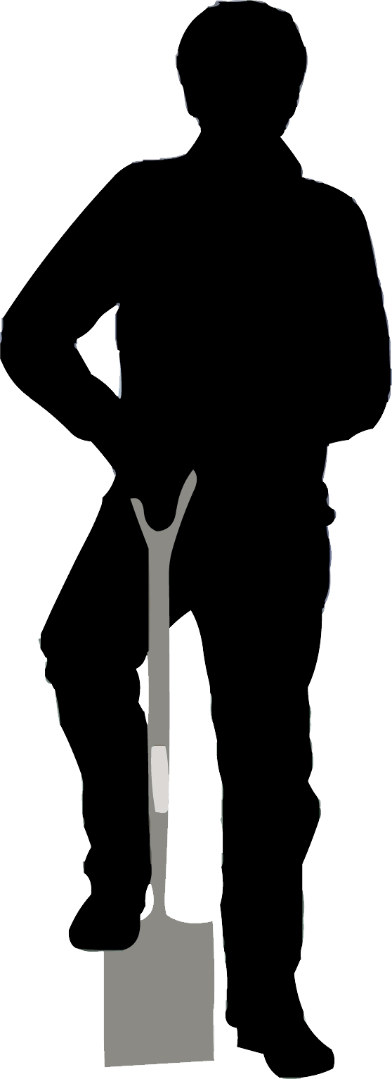 Plant Size - Human Planting Png (558x1533), Png Download