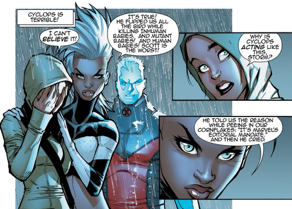 Extraordinaryxmen1image3 - Extraordinary X Men Scott And Jean (600x429), Png Download