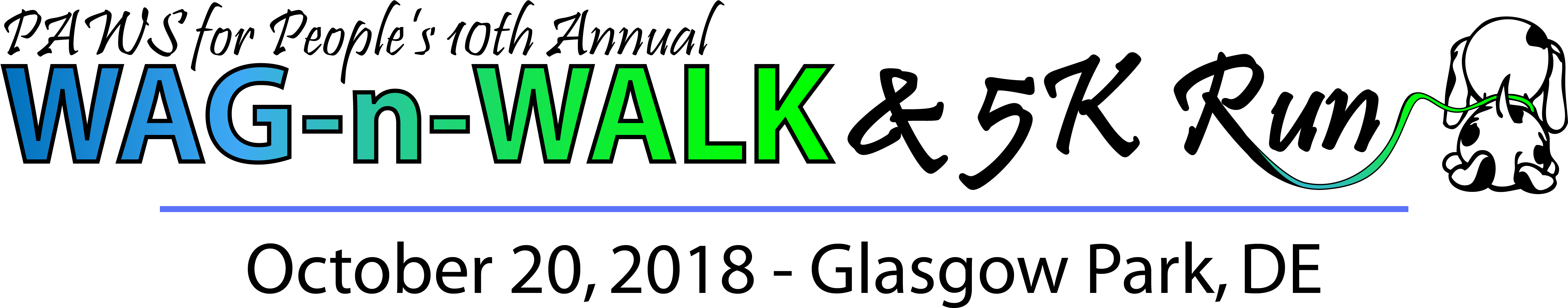 5k Run/walk - Calligraphy (5514x1177), Png Download