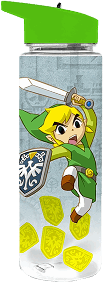 1 Of - Zelda Water Bottle (600x600), Png Download