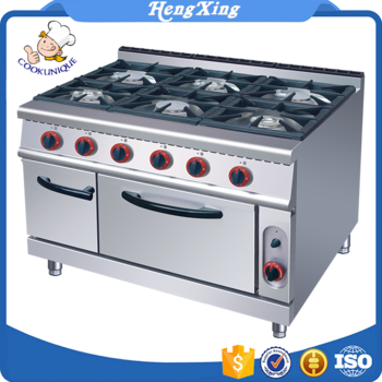 Hgr 996 6 Burner Gas Range With Gas Oven Cooking Range - Gas Cooker With Oven (350x350), Png Download