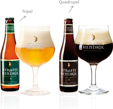 That's A Little Extreme - De Halve Maan Straffe Hendrik Quadrupel (387x377), Png Download