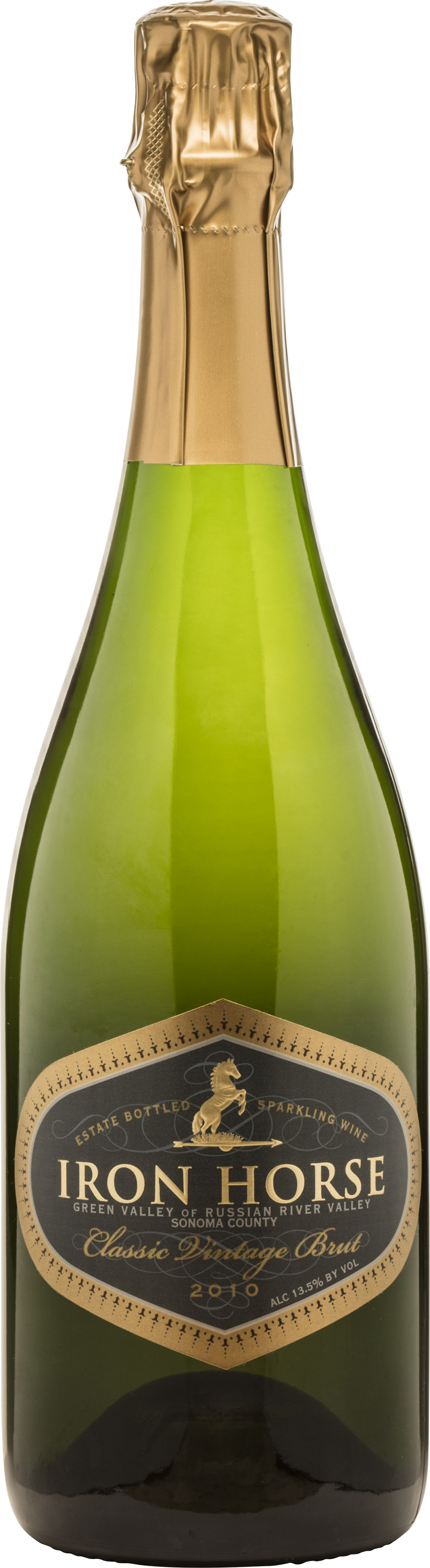 2010 Classic Vintage Brut Png - Vintage Bottle Labels (1000x3643), Png Download