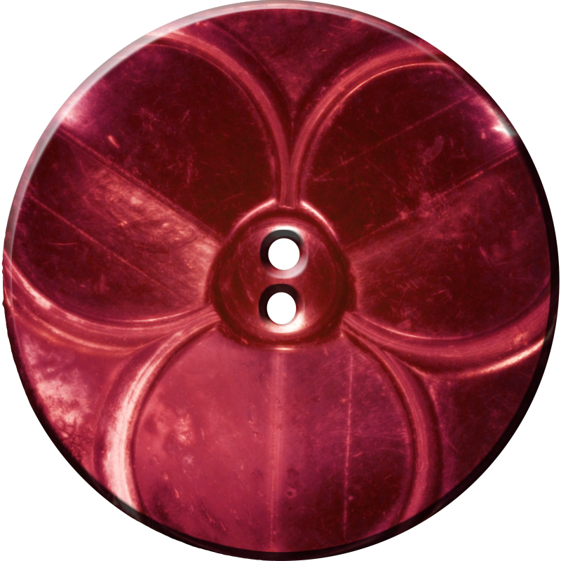 Trefoil Button, Red - Clothes Button With Transparent Background Png (800x800), Png Download