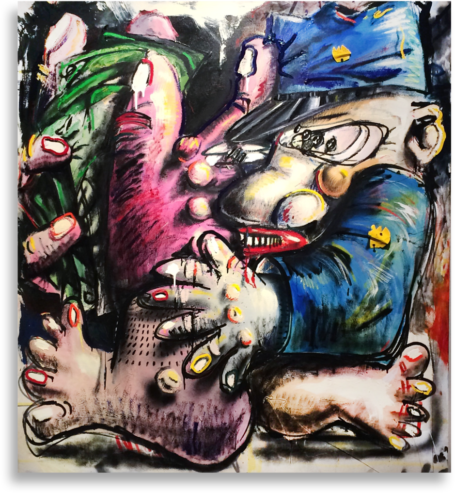 Cash Crown, - Painting (1000x1087), Png Download