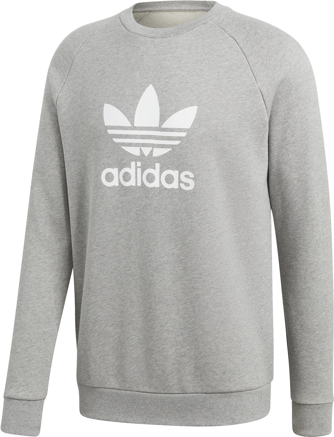 Adidas Originals Mikina Trefoil Warm-up Crew Sweatshirt - Adidas (2000x2000), Png Download