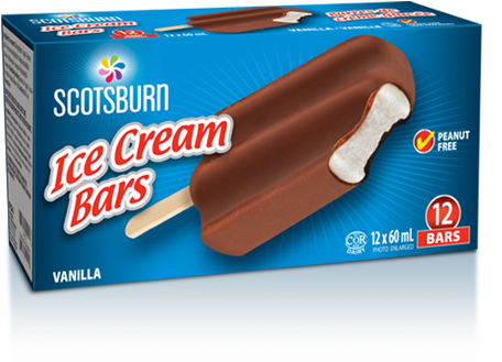 Vanilla Ice Cream Bar, Traditional Favourites, Home - Scotsburn Ice Cream Bars (480x377), Png Download