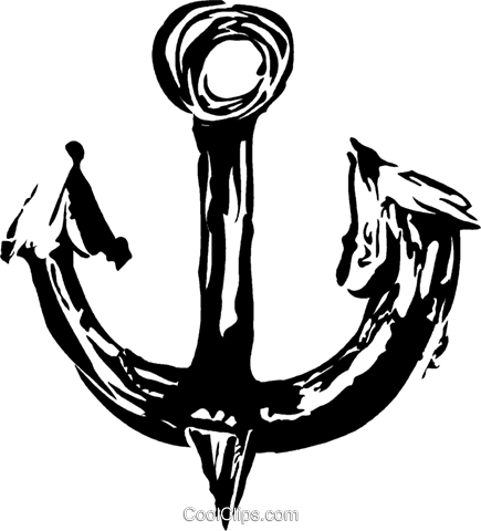 Anker Vektor Clipart Bild - Âncora Png (435x480), Png Download