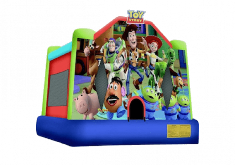 Toy Story Jumper - Toy Story Bounce House (750x526), Png Download