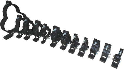 Trefoil Clamps / Cable Cleats - Electrical Cable (600x400), Png Download