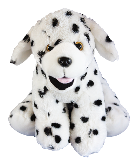 Domino The Dalmation - Stuffems Toy Shop Record Your Own Plush 16 Inch Dalmatian (520x600), Png Download