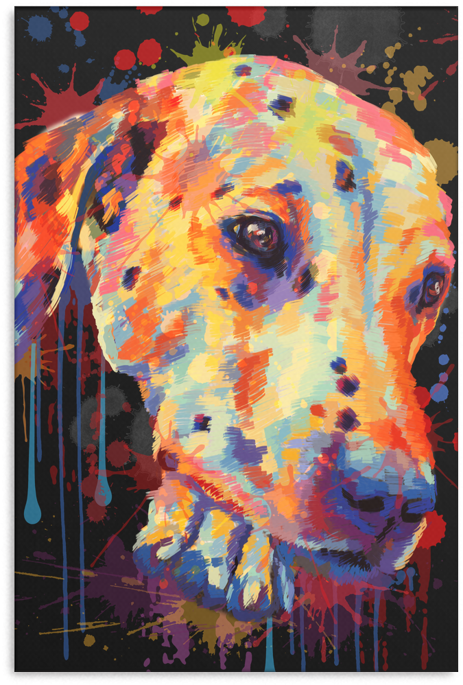 Dalmation Canvas Wrap 1603-6 - Hunting Dog (1024x1024), Png Download
