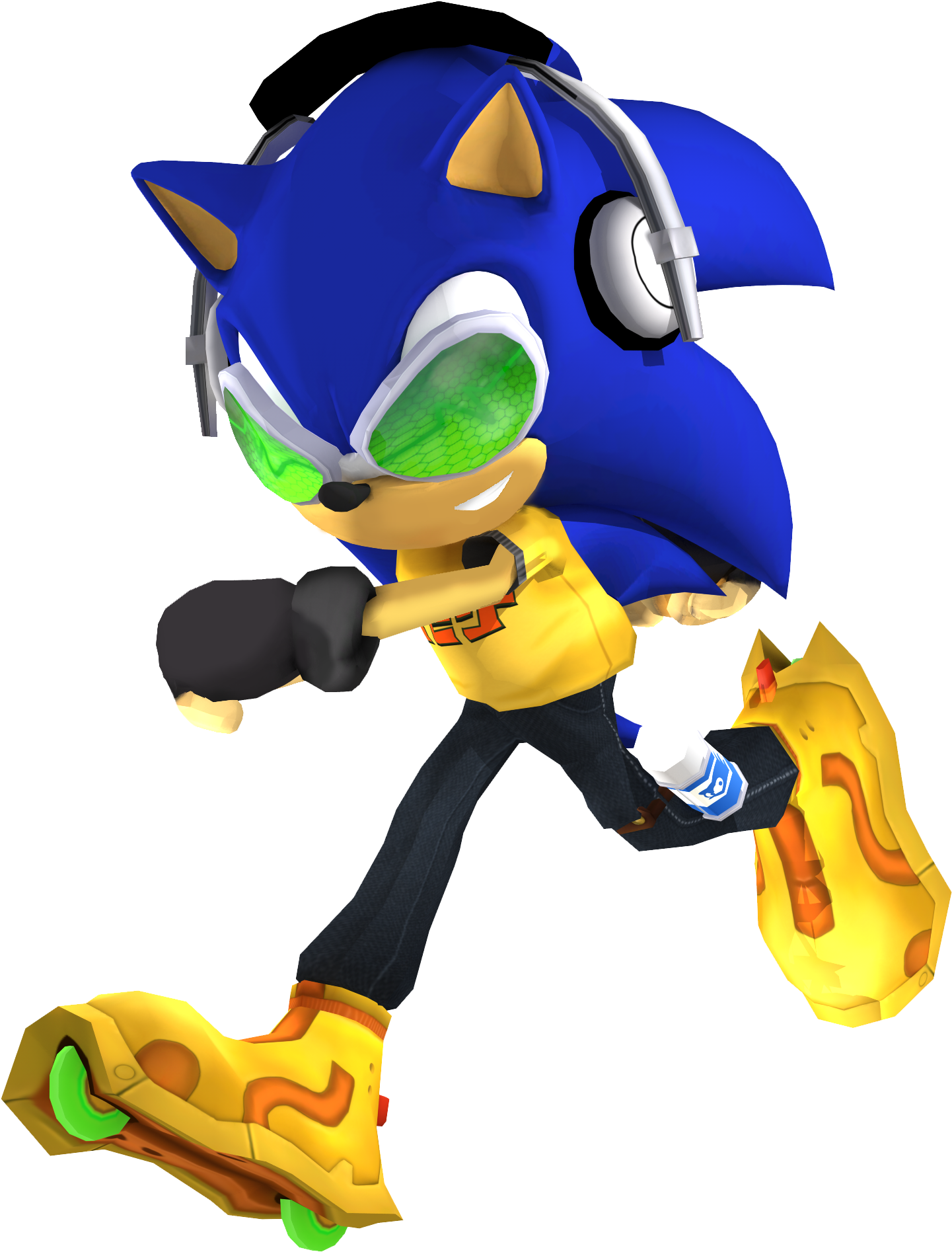 Sonic Forces Jet Set Radio (1576x2008), Png Download