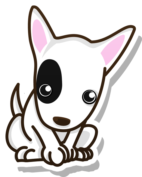 Clip Library Download Chiwawa Drawing Cute - Funny Puppies (600x600), Png Download