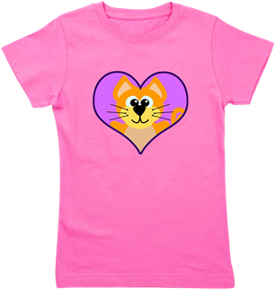 Orange Kitty Girl's Tee - Bernese Mountain Dog Tshirt, Just Freaking T-shirt (350x350), Png Download