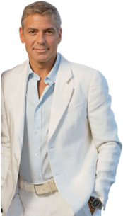 George Clooney - George Clooney Omega (400x360), Png Download