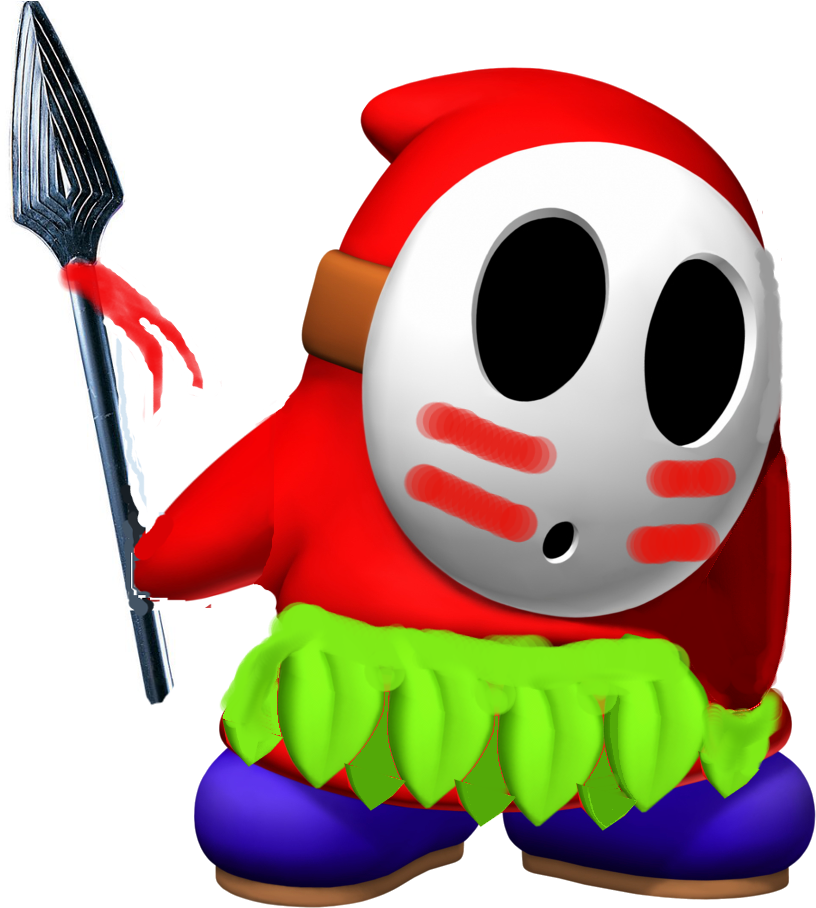 Spearguy - Spear Guy Yoshi's Island (840x972), Png Download